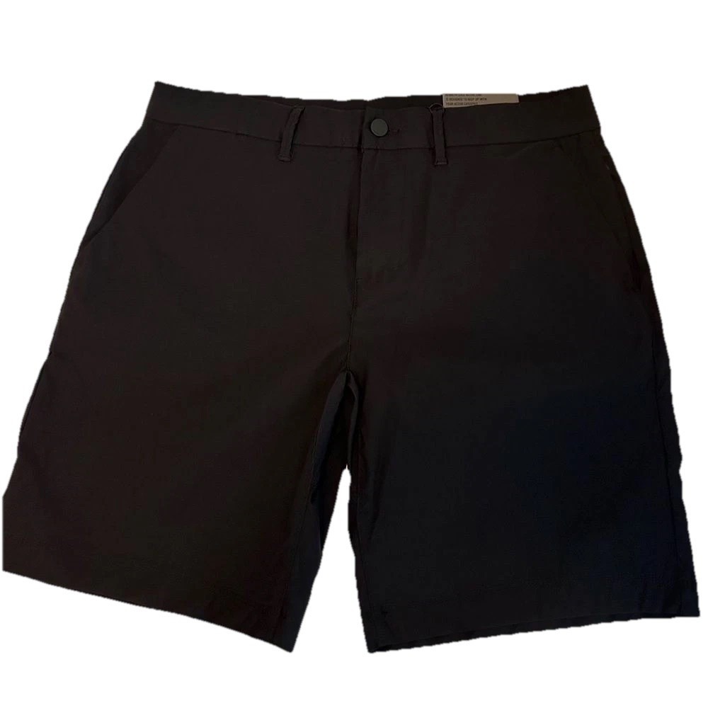 NWT KENNETH COLE SZ 32 Men's Active Tech Chino Slim Fit Shorts in Black